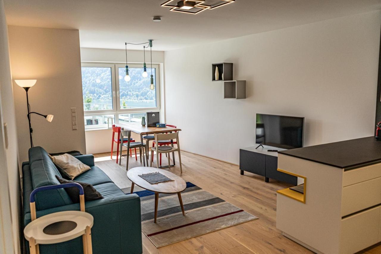 Top 5 Alpe Maritima - Traumhafte Ferienwohnung Mit Seeblick Und Bergkulisse Am Ossiacher See Annenheim Extérieur photo