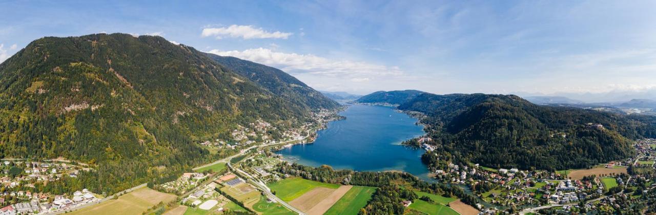 Top 5 Alpe Maritima - Traumhafte Ferienwohnung Mit Seeblick Und Bergkulisse Am Ossiacher See Annenheim Extérieur photo